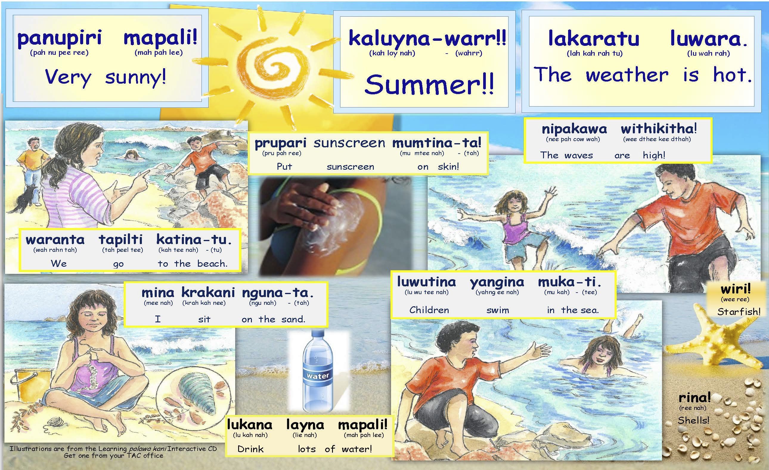 плакат со словами палава кани 2