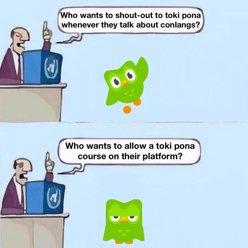 Duolingo и токи пона